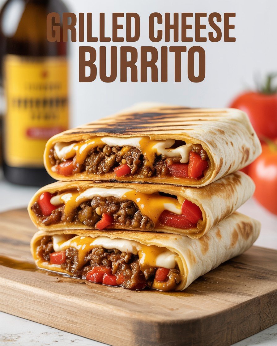 Easy Grilled Cheese Burrito Copycat Recipe