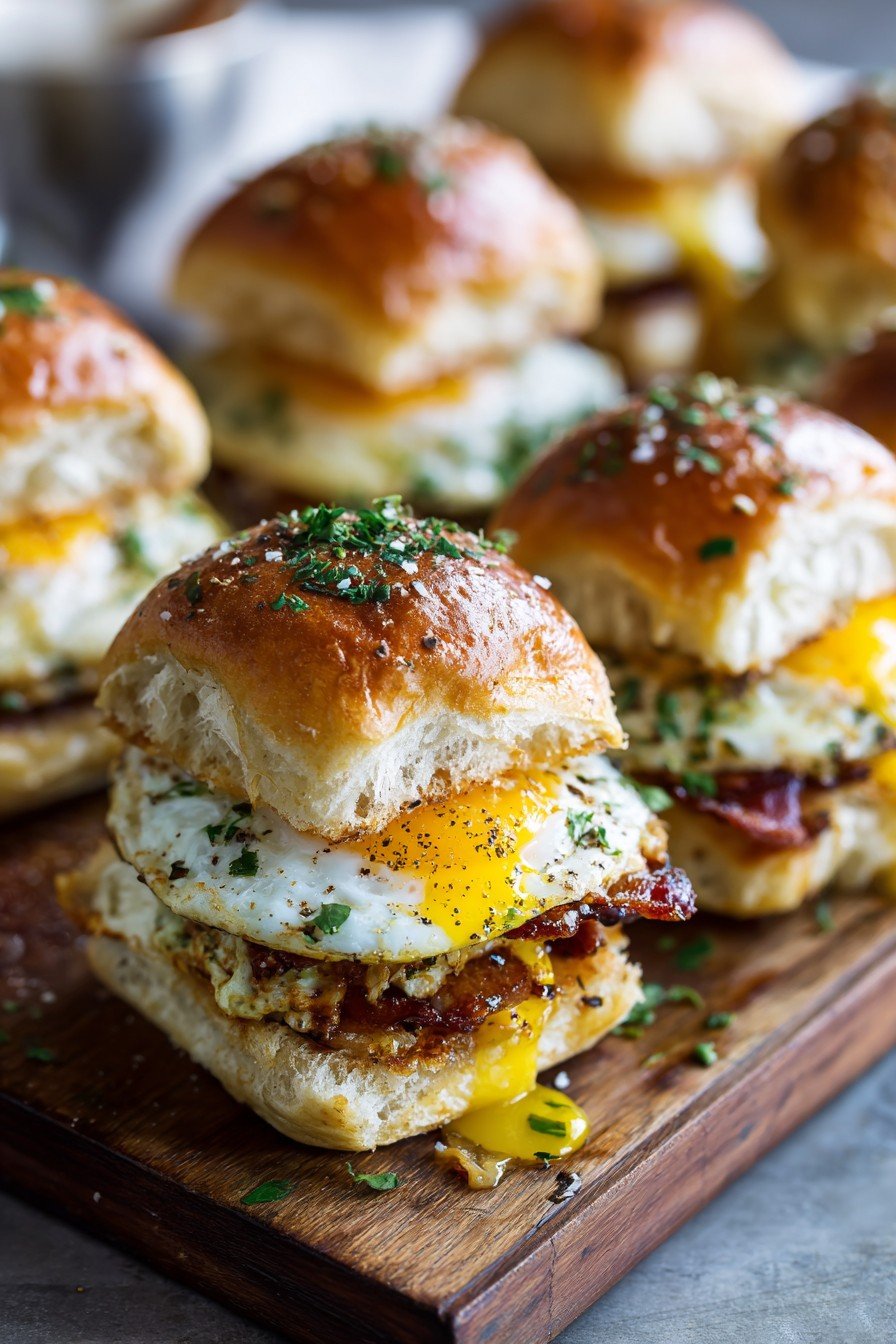 Baked Breakfast Egg Sliders