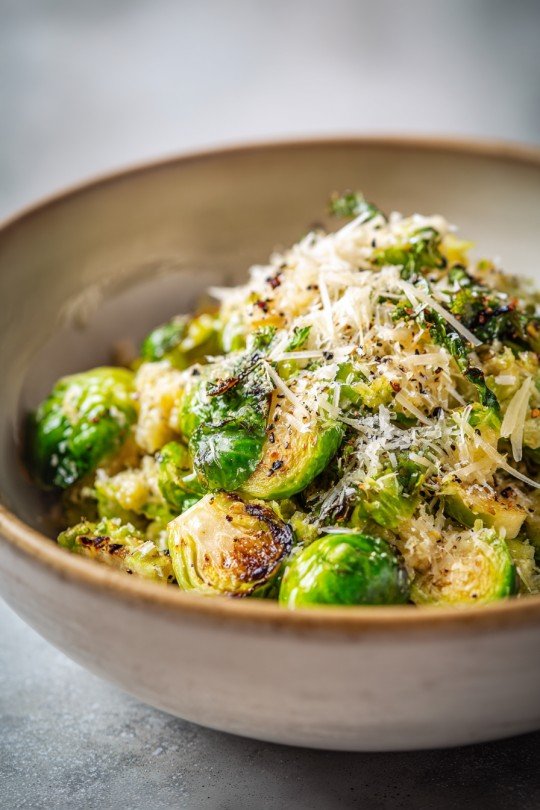 Cacio e Pepe Brussels Sprouts