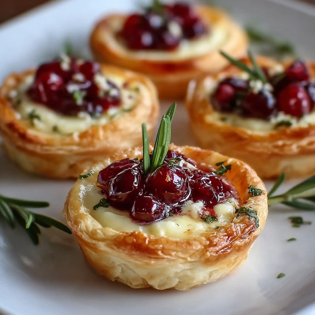 Cranberry and Brie Tartlets