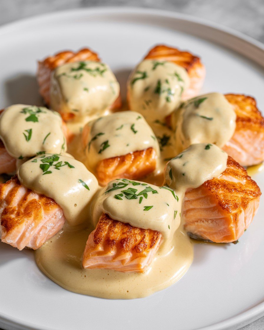 Crispy Bang Bang Salmon Bites