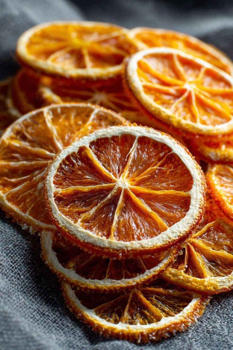 Crispy & Gorgeous Dried Orange Slices (No Browning Recipe)