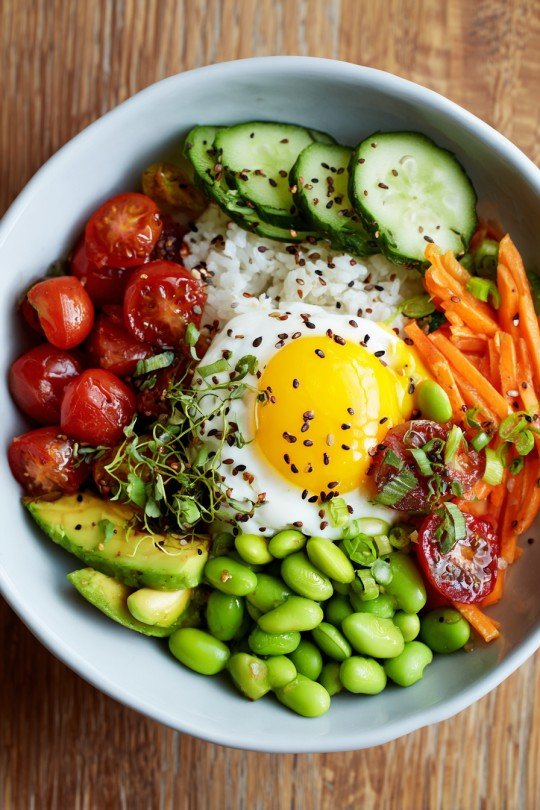 Edamame & Veggie Rice Bowl