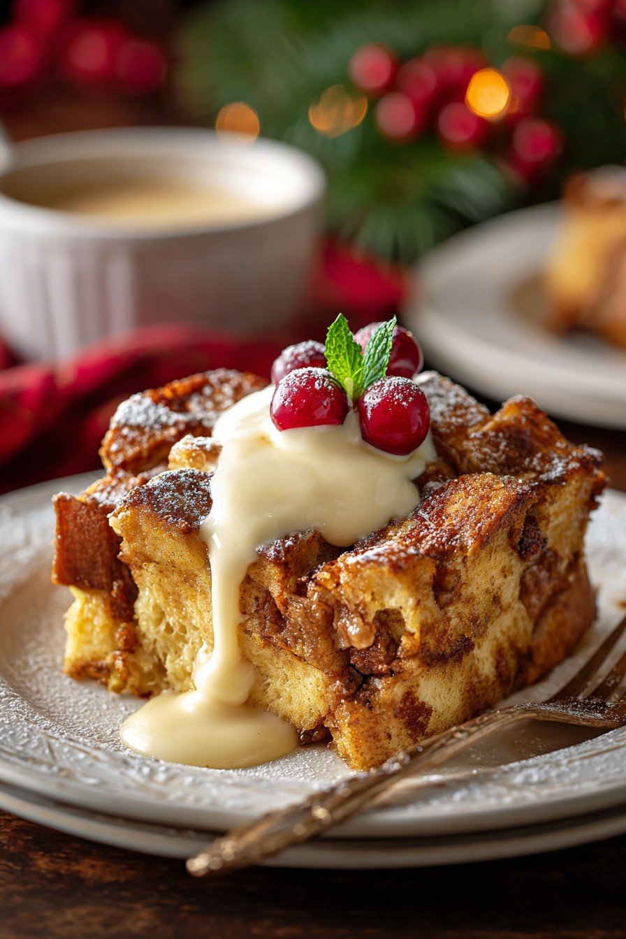 Eggnog French Toast Casserole