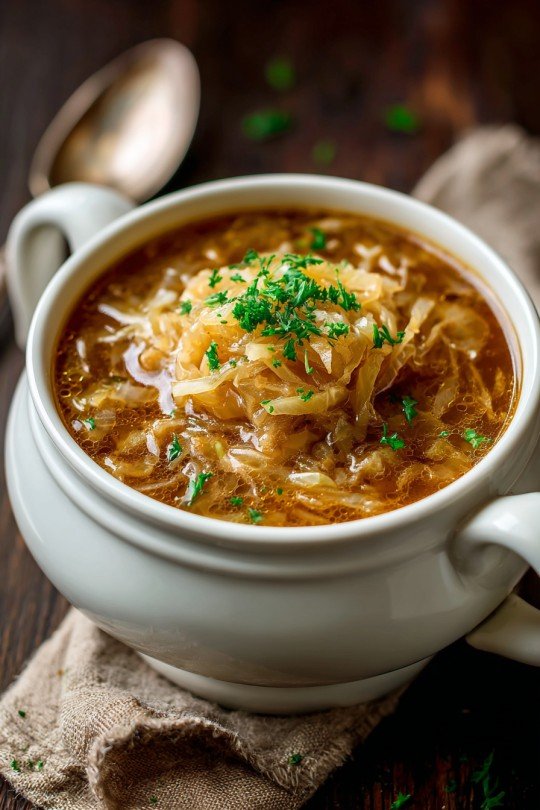 French Onion Cabbage Soup