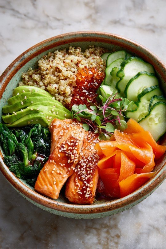 Salmon Sushi Grain Bowl