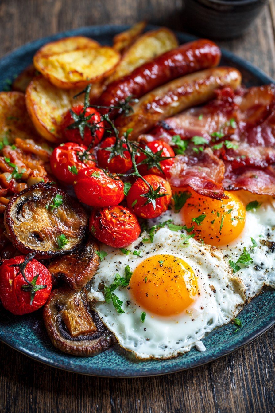 Sheet Pan Full English Breakfast