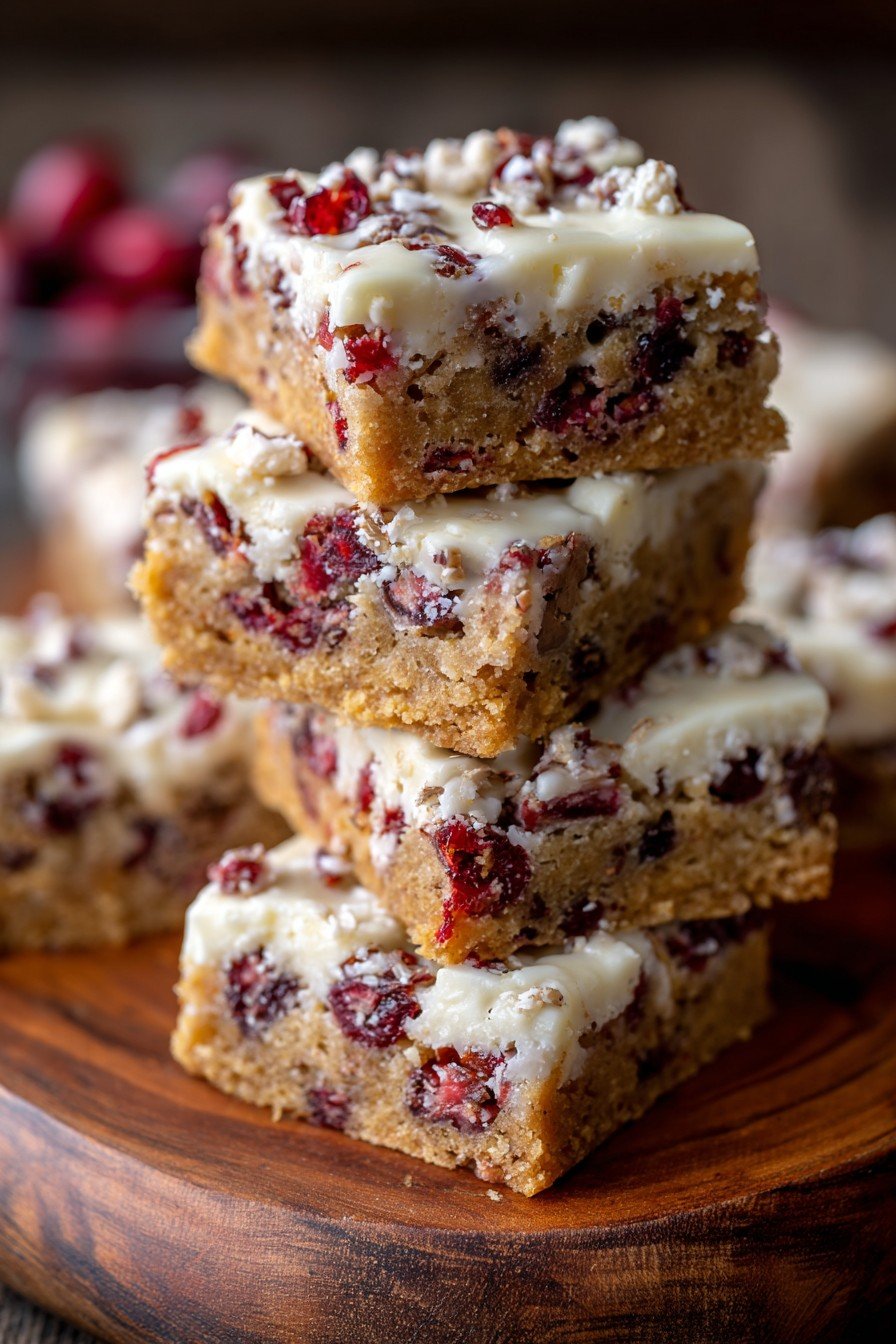 Soft & Chewy Cranberry Bliss Bars (Starbucks-Style)