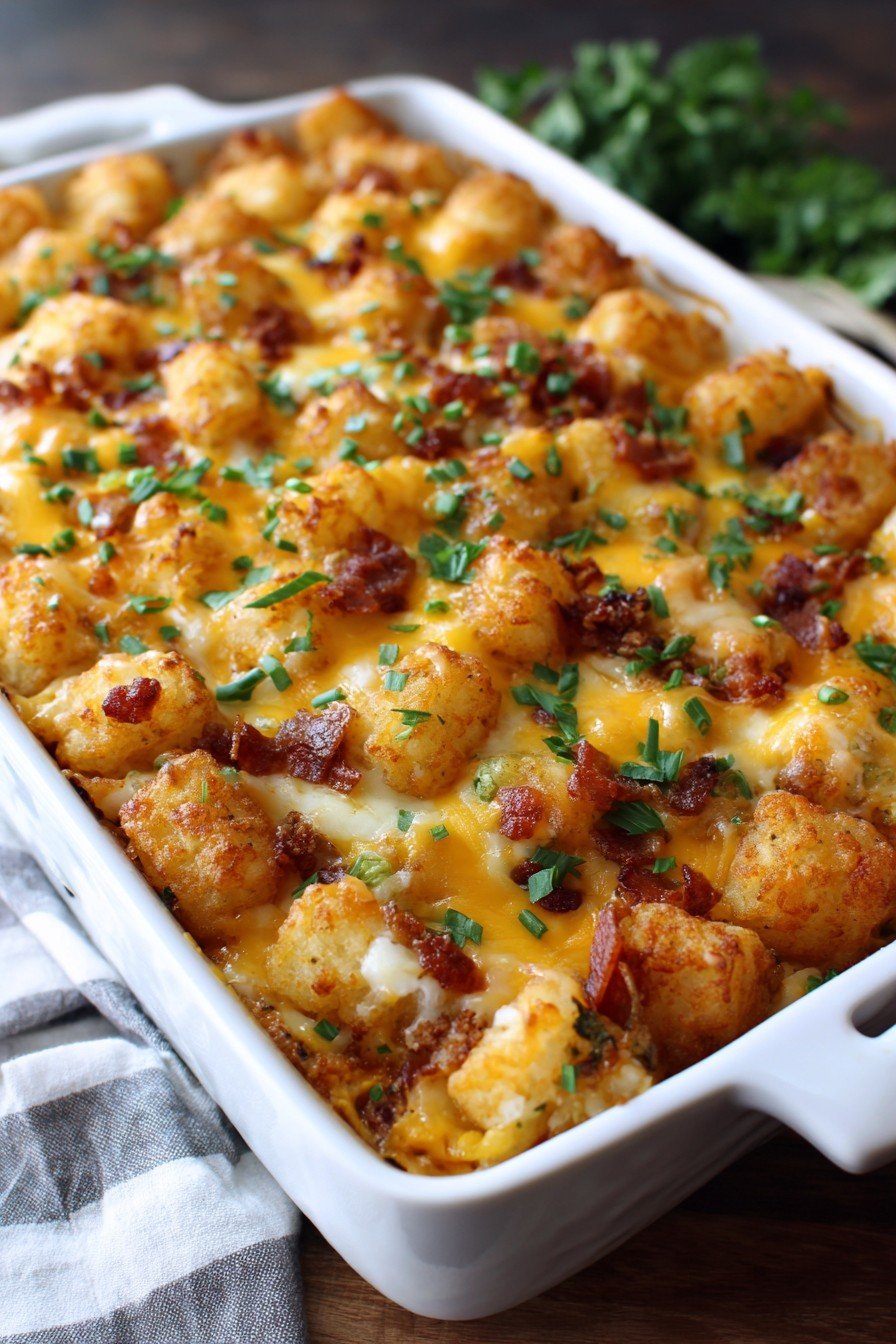 Tater Tot Breakfast Casserole