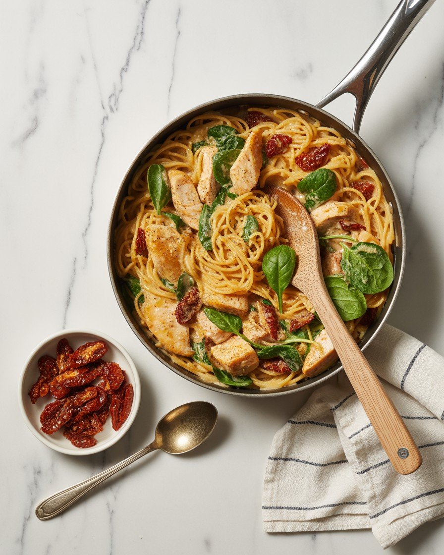 Tuscan Chicken and Spaghetti Squash