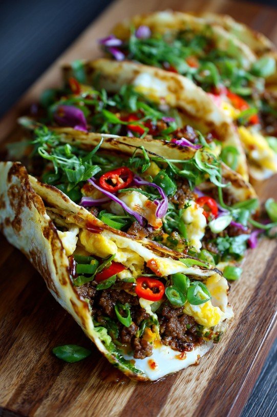 Brandon’s Egg Roll Tacos