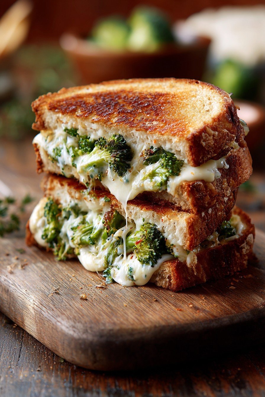 Broccoli Havarti Grilled Cheese