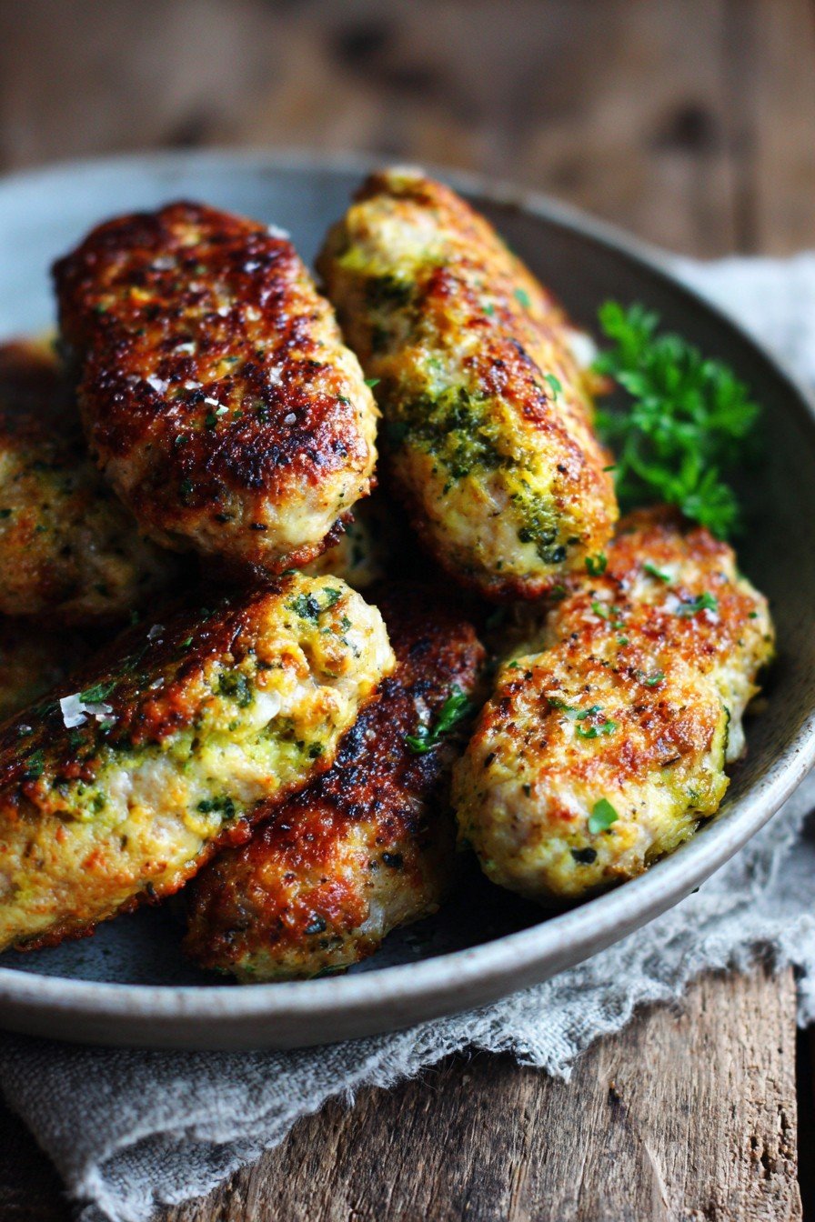 Broccoli & Parmesan Chicken Sausage