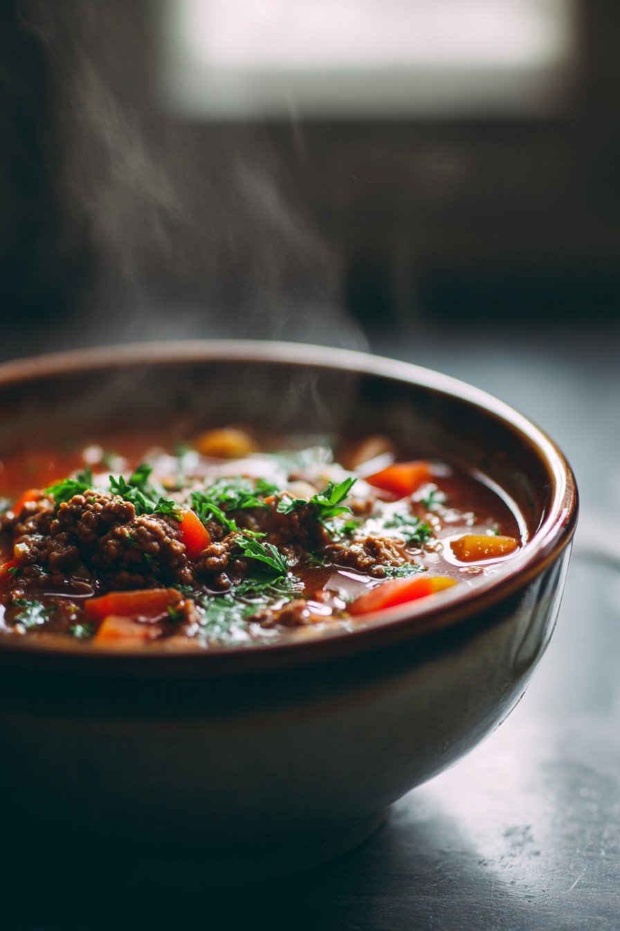 Hamburger Beef Soup