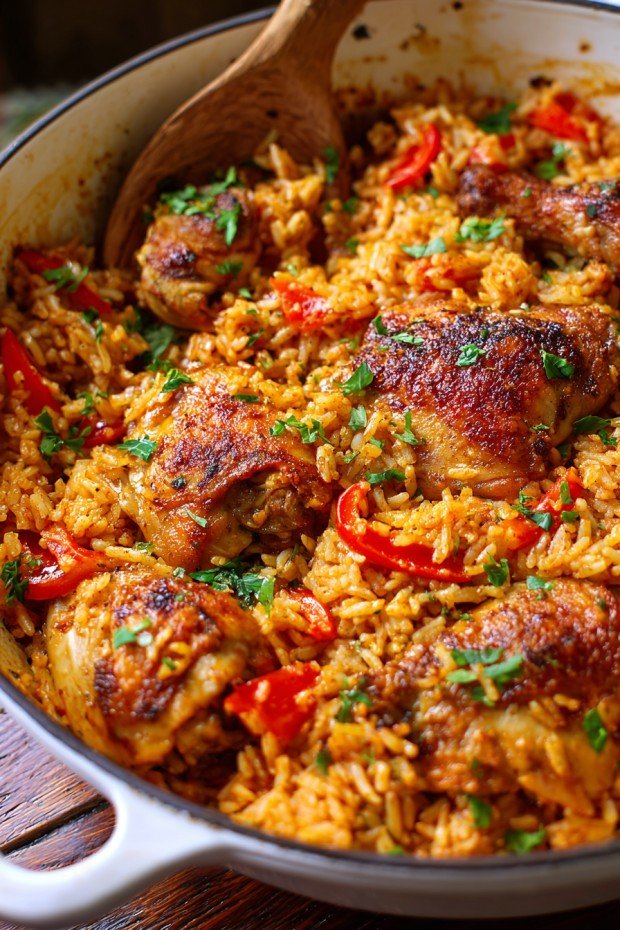 One-pot cajun chicken and rice