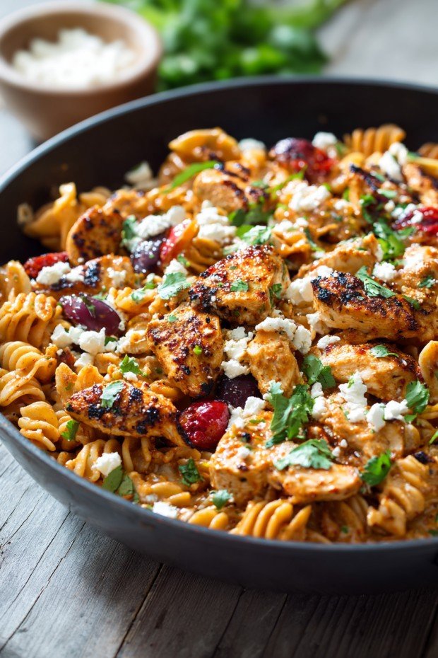 One-pot Mexican chicken and chipotle pasta