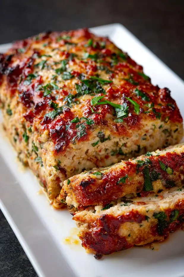 Parmesan Chicken Meatloaf