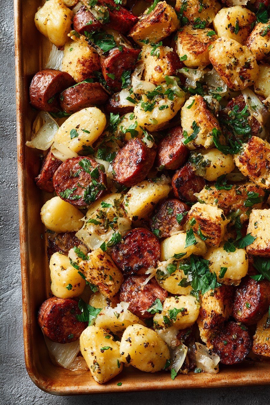 Sheet Pan Gnocchi & Sausage