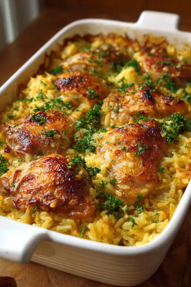 Angel Chicken Rice Casserole | Easy Weeknight Dinner Recipe