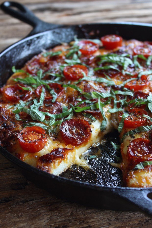 Cast Iron Skillet Pizza Recipe