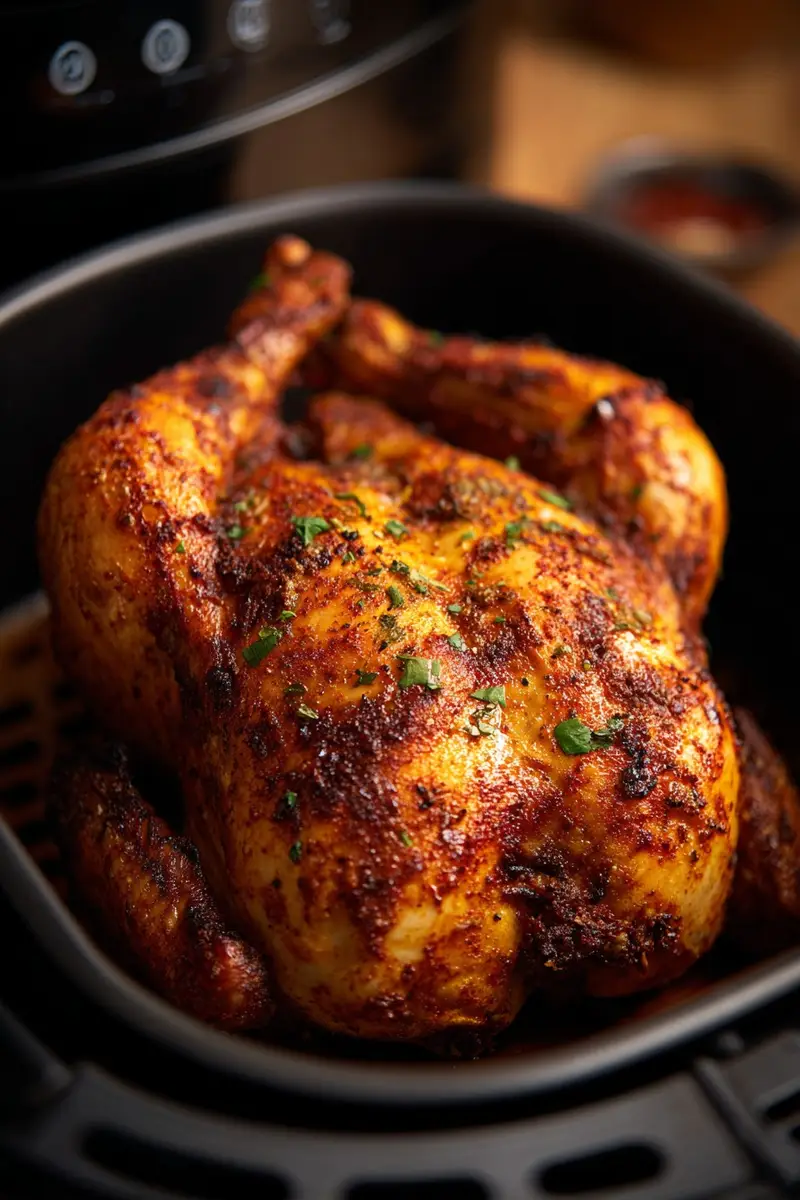 Crispy Air Fryer Whole Chicken