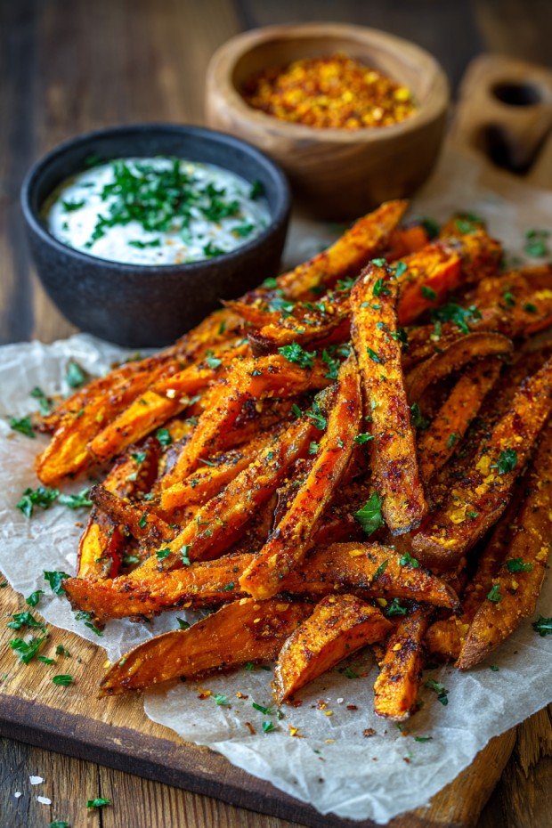 Crispy Oven Baked Sweet Potato Fries
