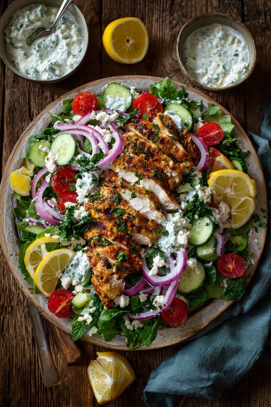 Delicious Tzatziki Chicken Salad