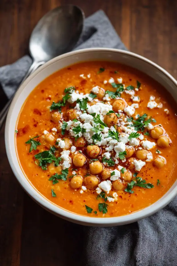 Easy Greek Chickpea Soup