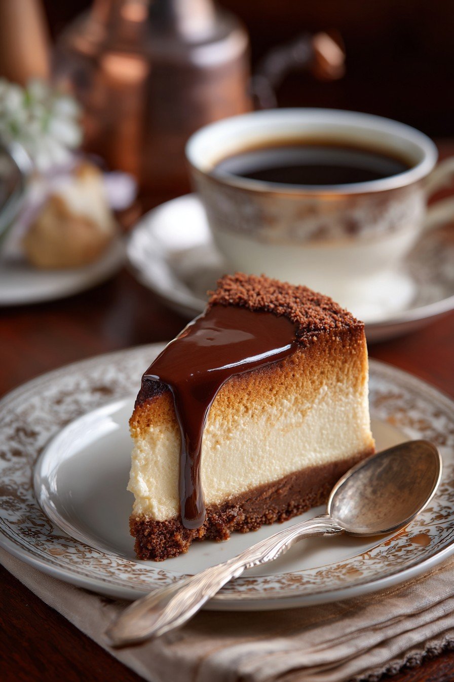 espresso coffee cheesecake