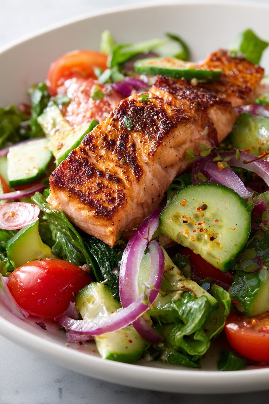 Healthy Salmon Salad Recipe