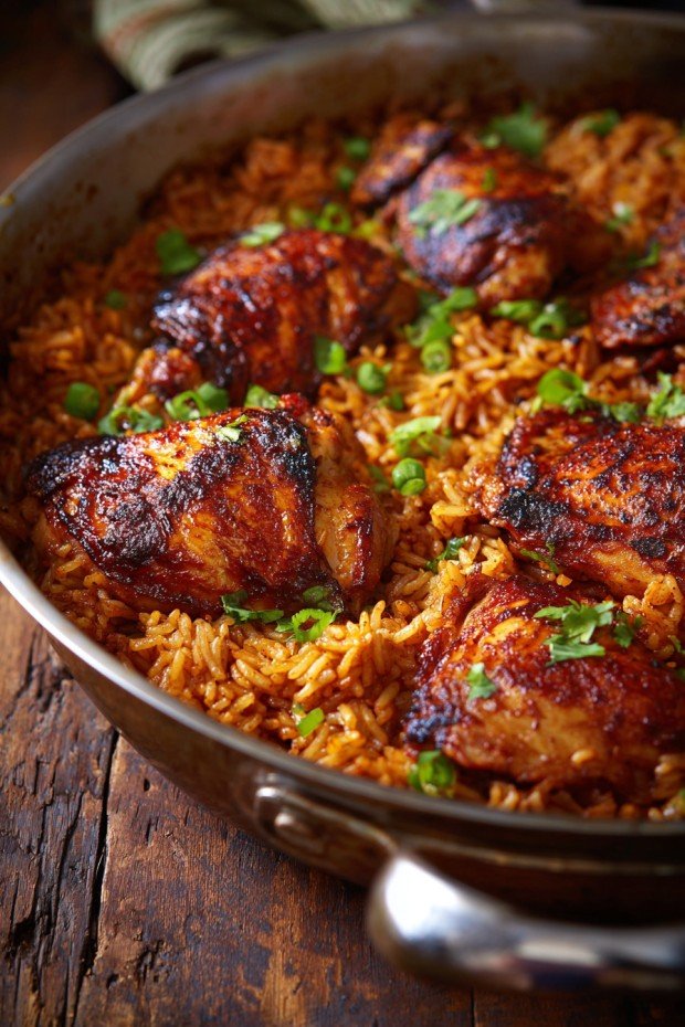 One-Pan Bold Honey BBQ Chicken Rice Recipe for a Cozy Winter Dinner