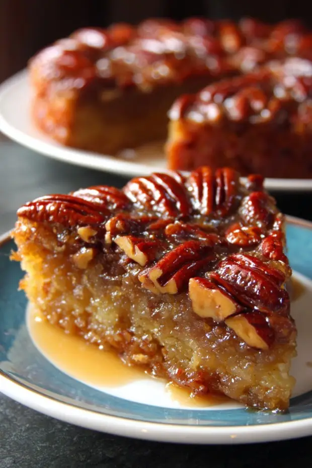 Pecan Upside Down Cake