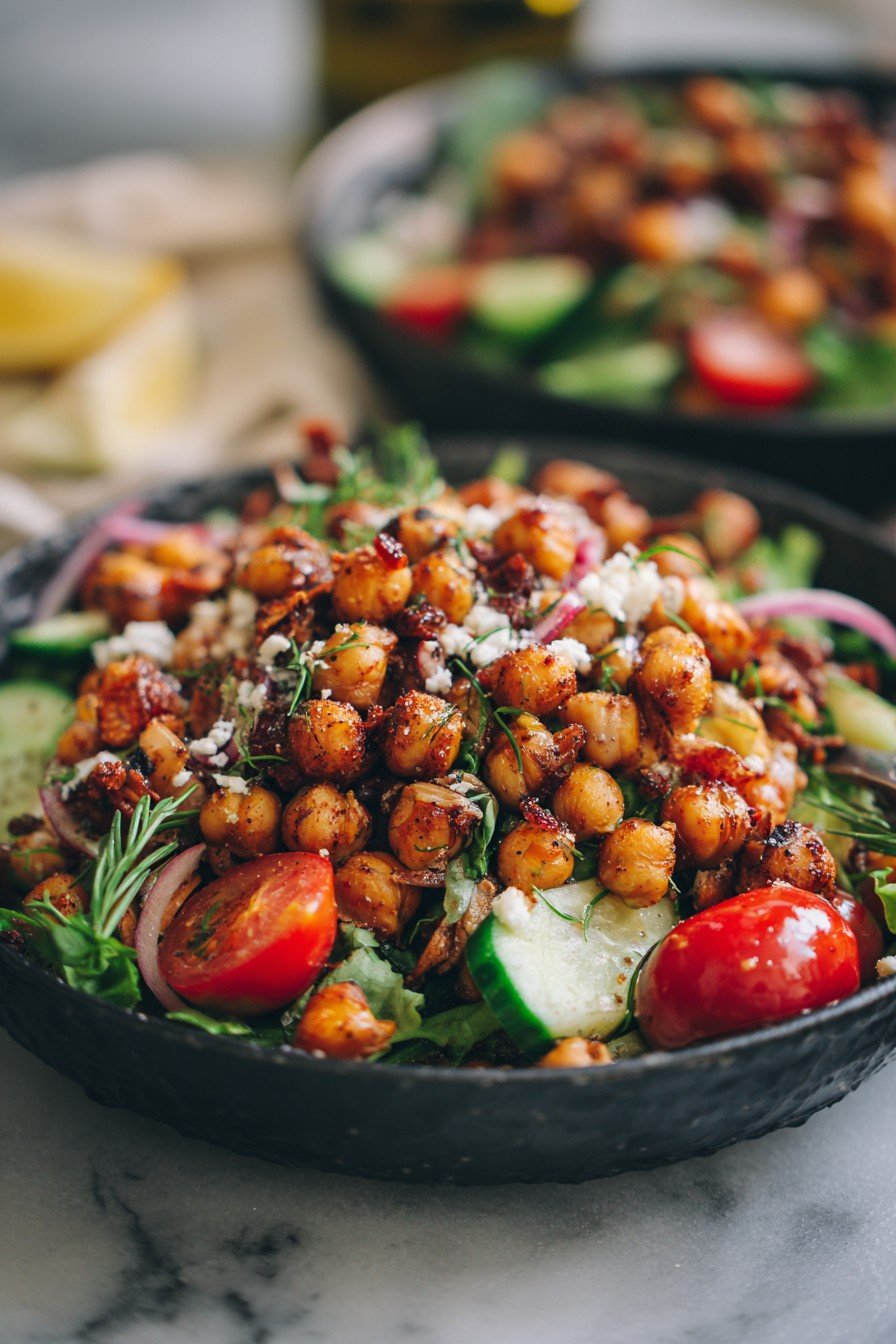 Roasted Chickpea Salad
